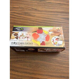 Fine Life rolling cookie cutters with 6 different shapes